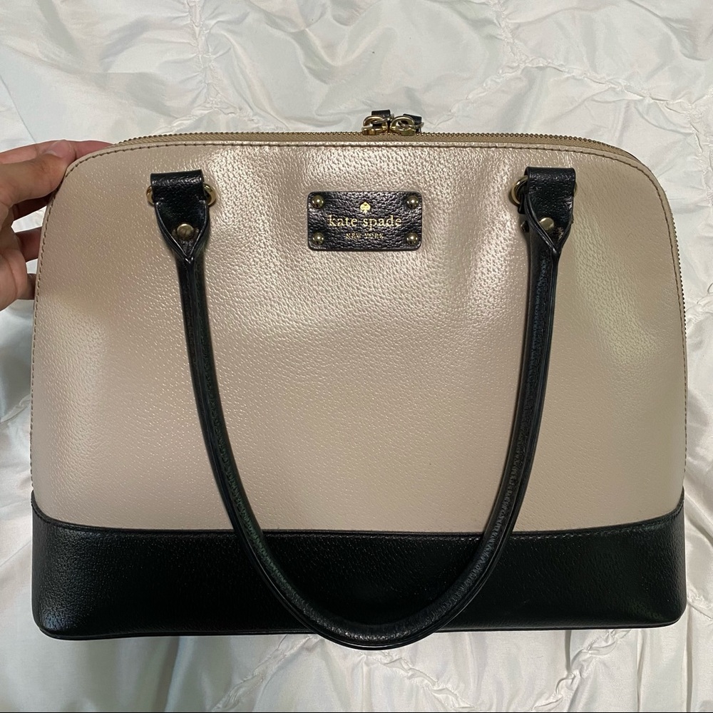 Kate Spade Berkeley Lane Rachelle Large black & beige Bag / Purse